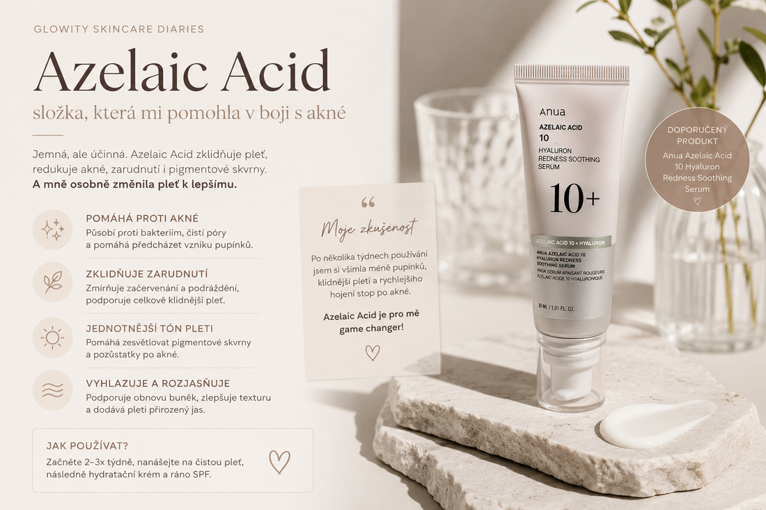 Azelaic Acid: Nenápadná složka, která mi pomohla v boji s akné